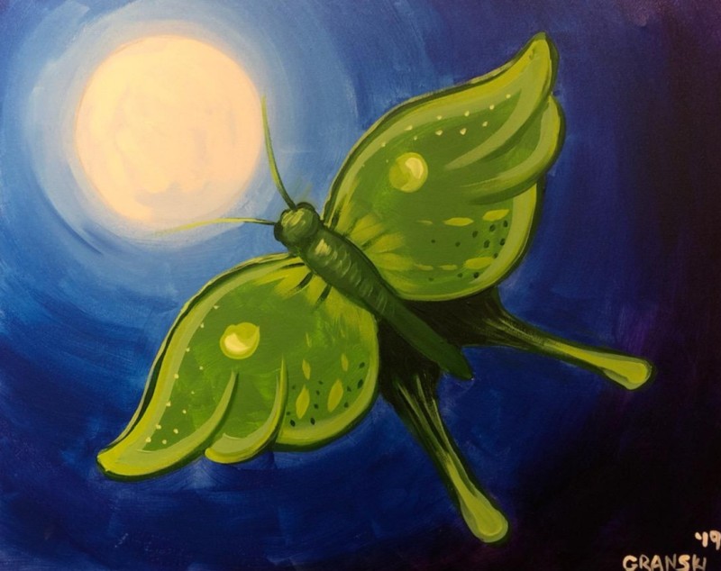 NEW Luna Moth - Step by Step Class