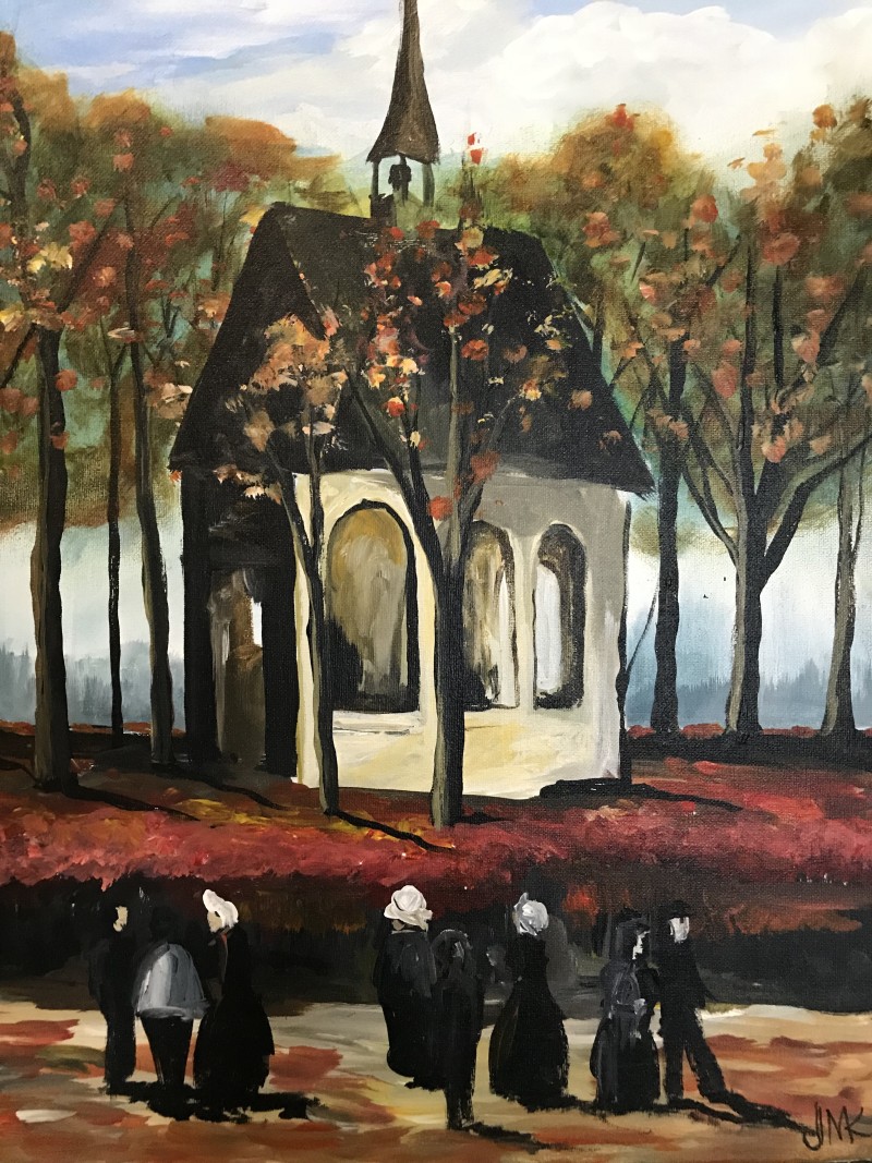 Masterpiece Monday! "Van Gogh's Church In Nuenen!" Adult Studio!