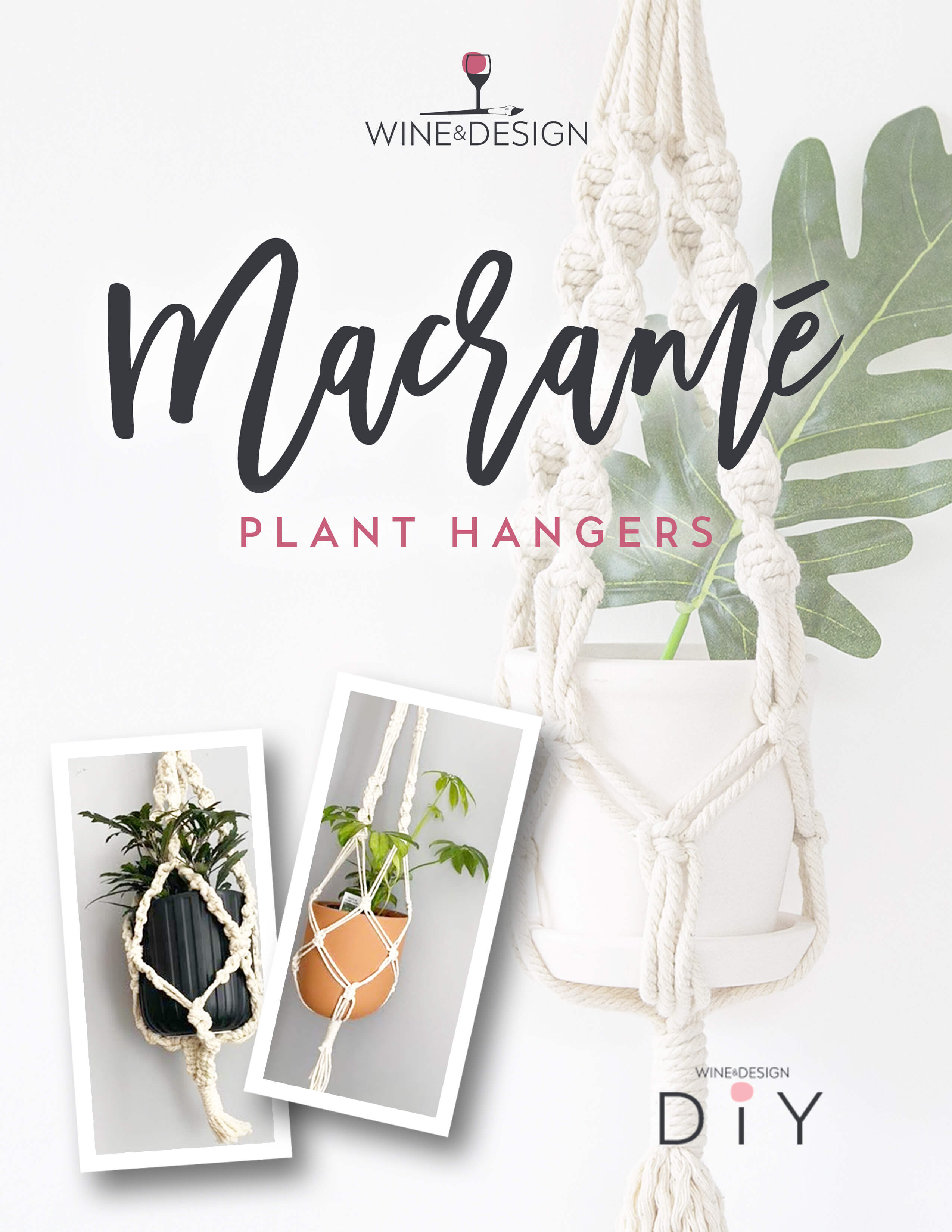 DIY Macrame Plant Hangers. We are making 2.