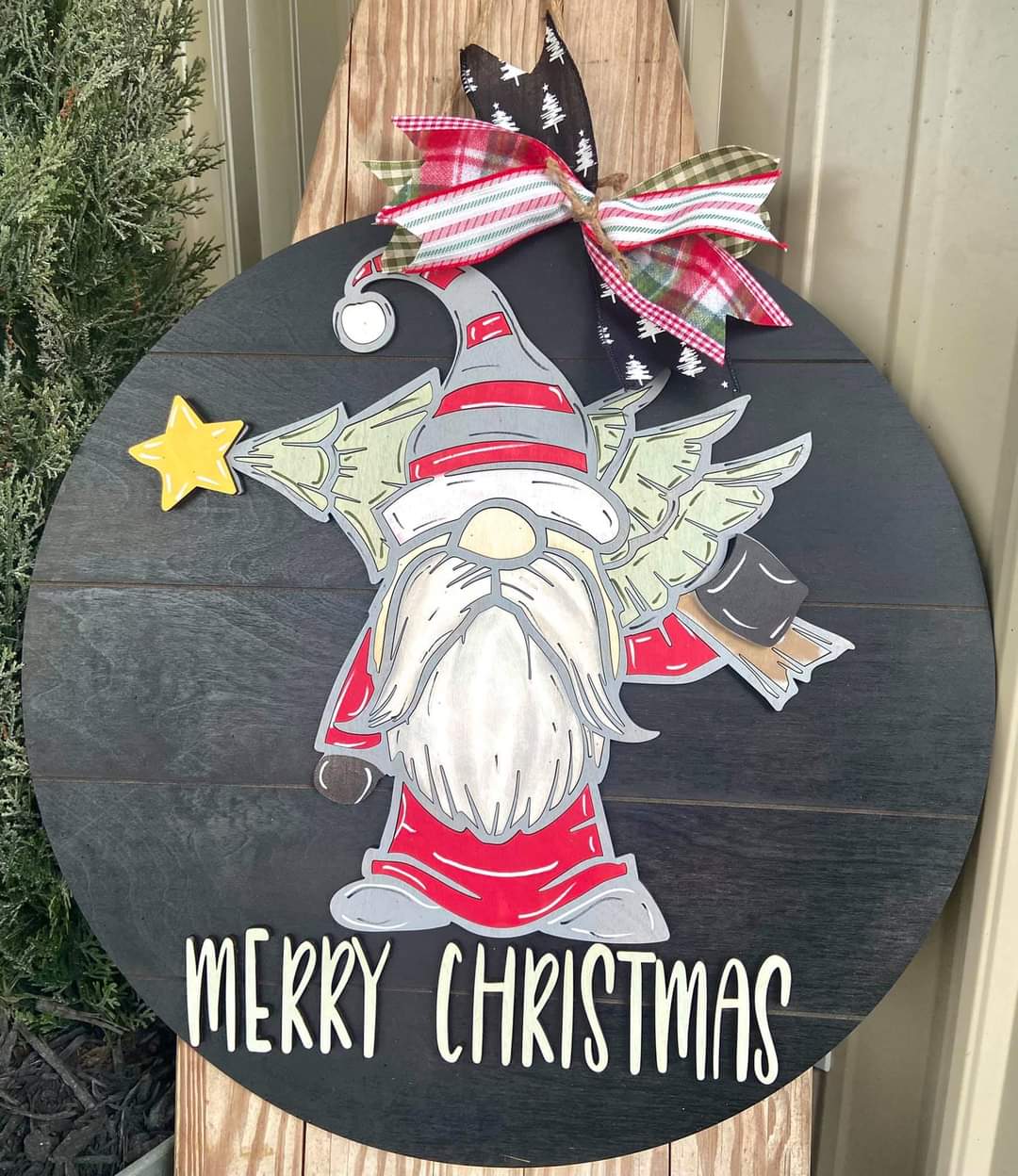 SPECIAL PRICE Santa Gnome Sign