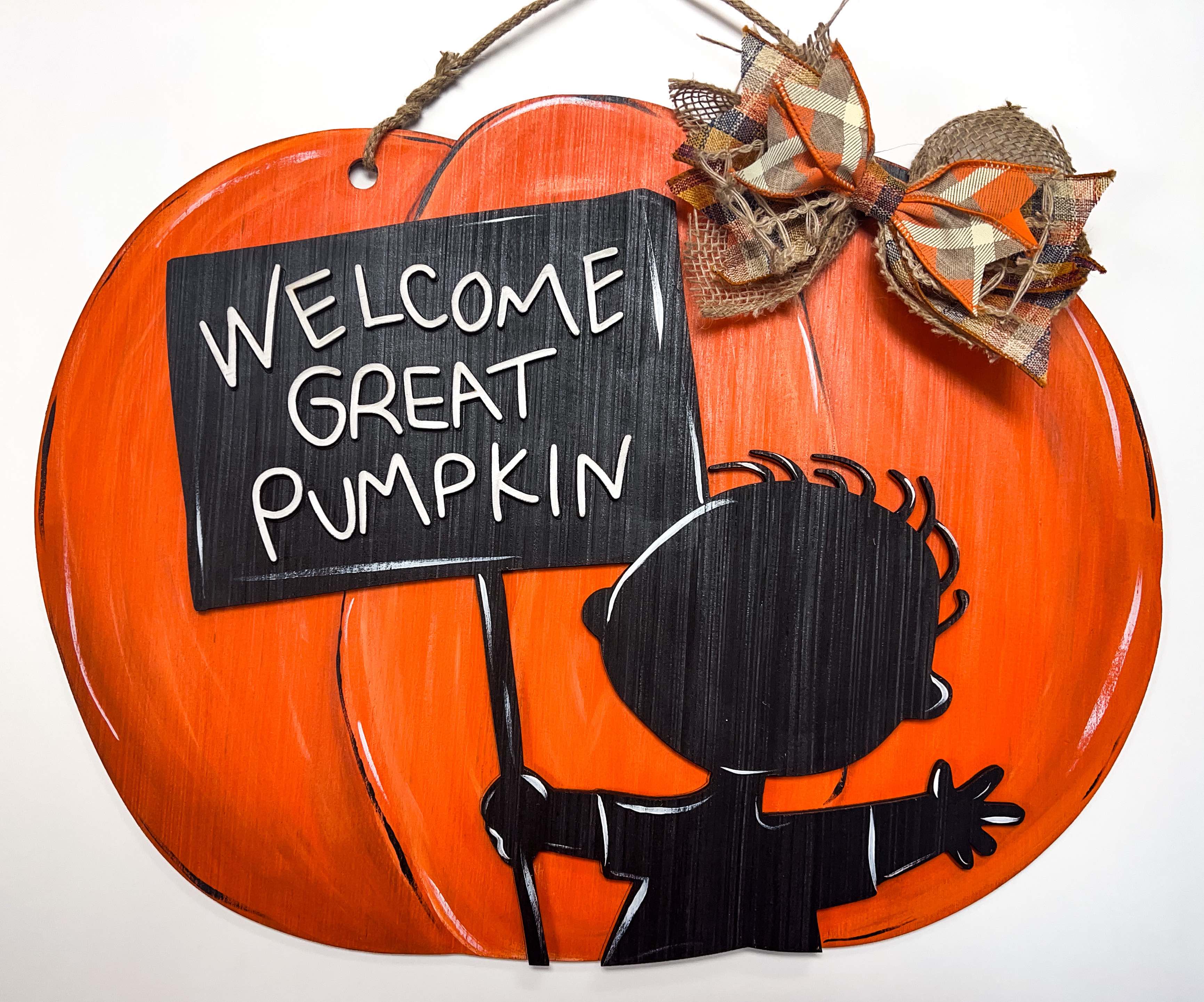 Welcome Great Pumpkin Door Hanger - Registration Ends July 28th!