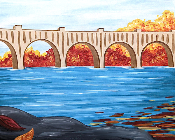 8 Seats Left! Fall Fredericksburg Train Bridge