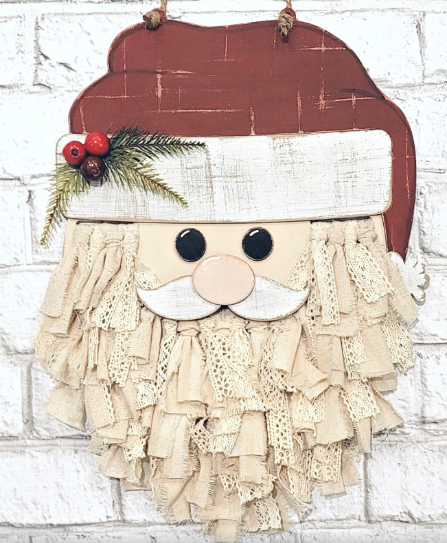 Ragtie Santa Door Hanger Workshop