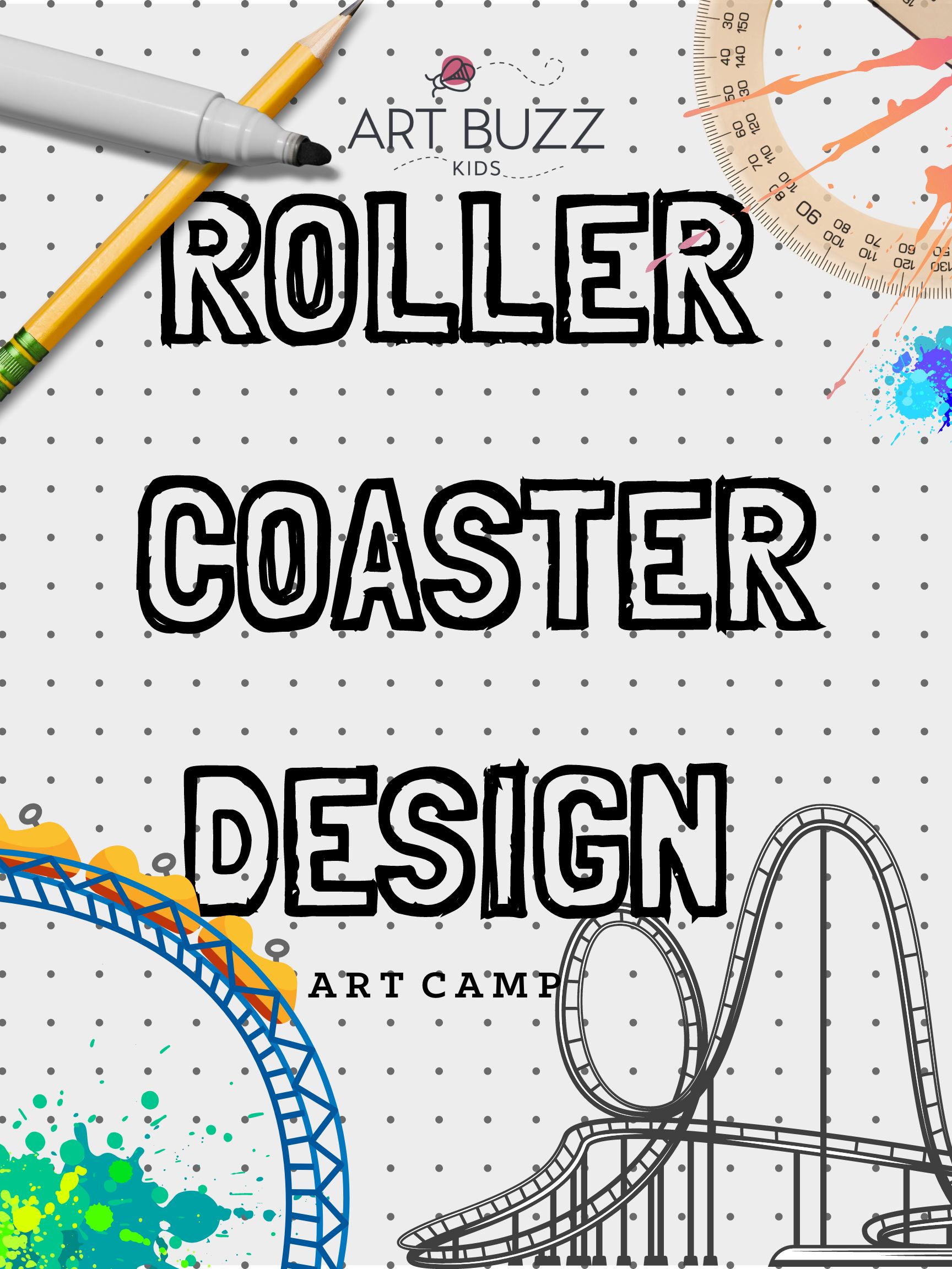 ROLLER COASTER DESIGN ART CAMP