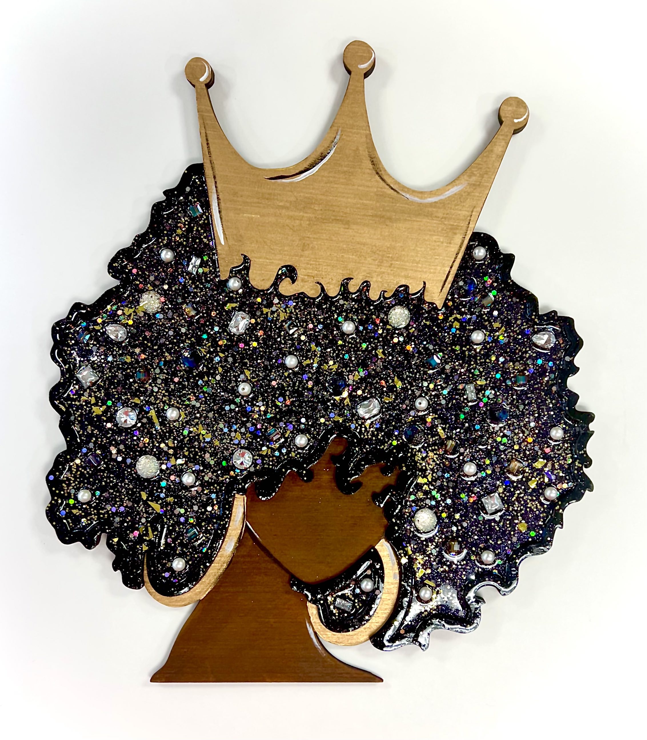 DIY Resin Jeweled Afro Queen - BYOB and Free Parking