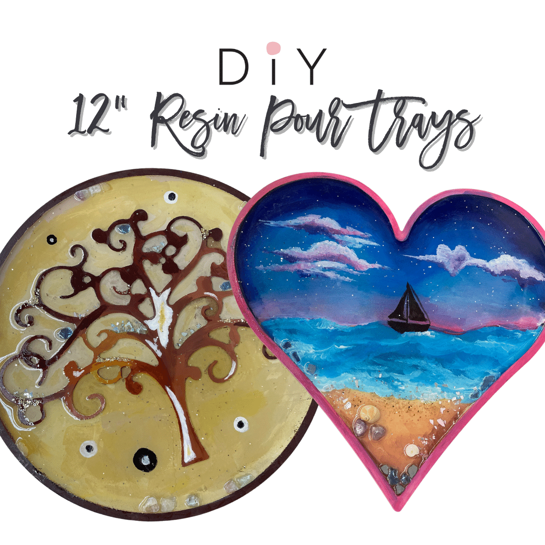 Resin Art: Choose from Tree of Life or Heart - BYOB and Free Parking