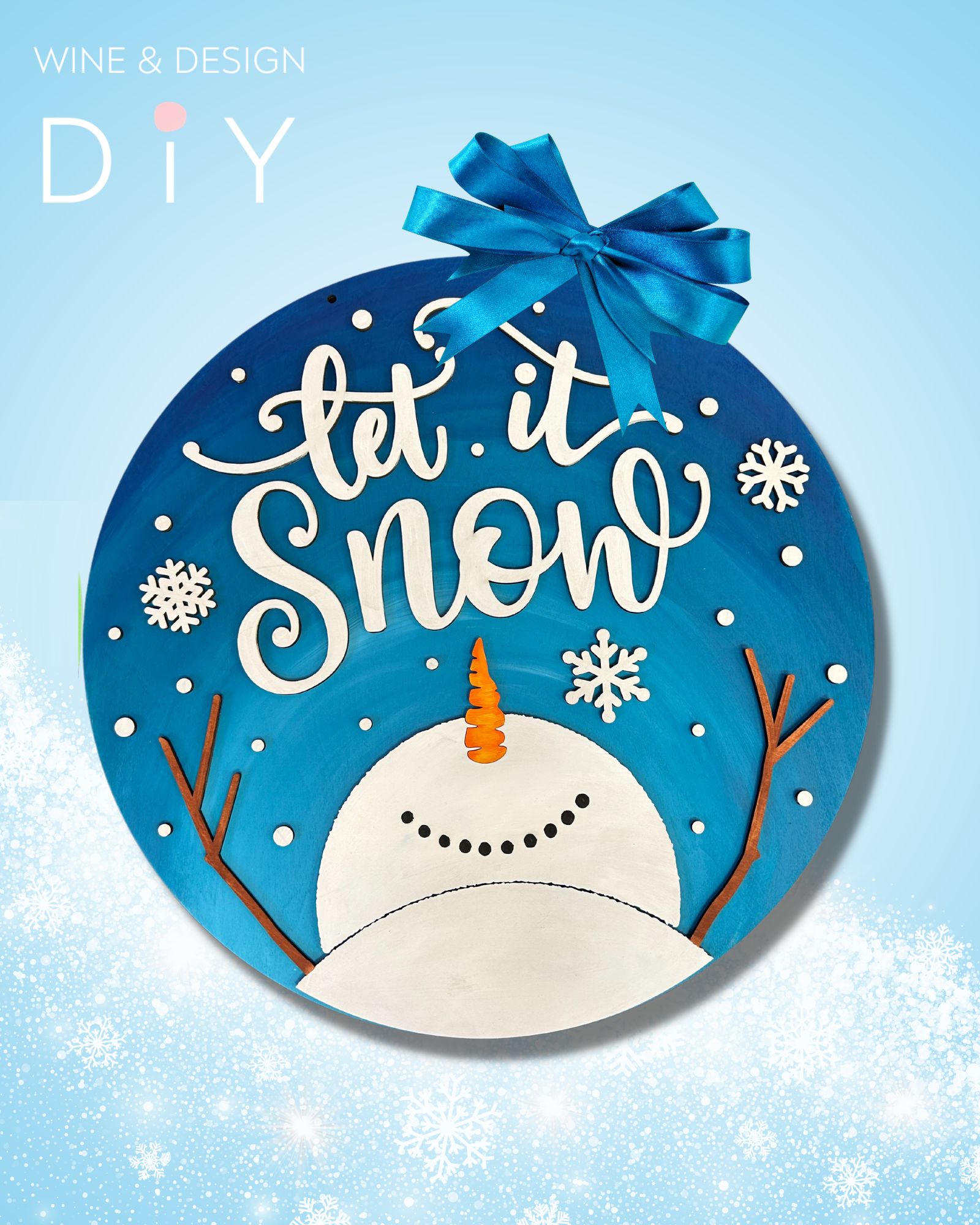 Let it Snow! Door Hanger