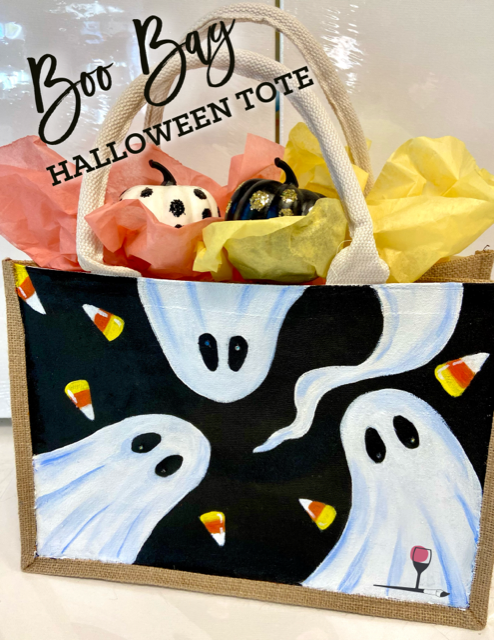 Boo & Candy Corn Tote Bag Workshop