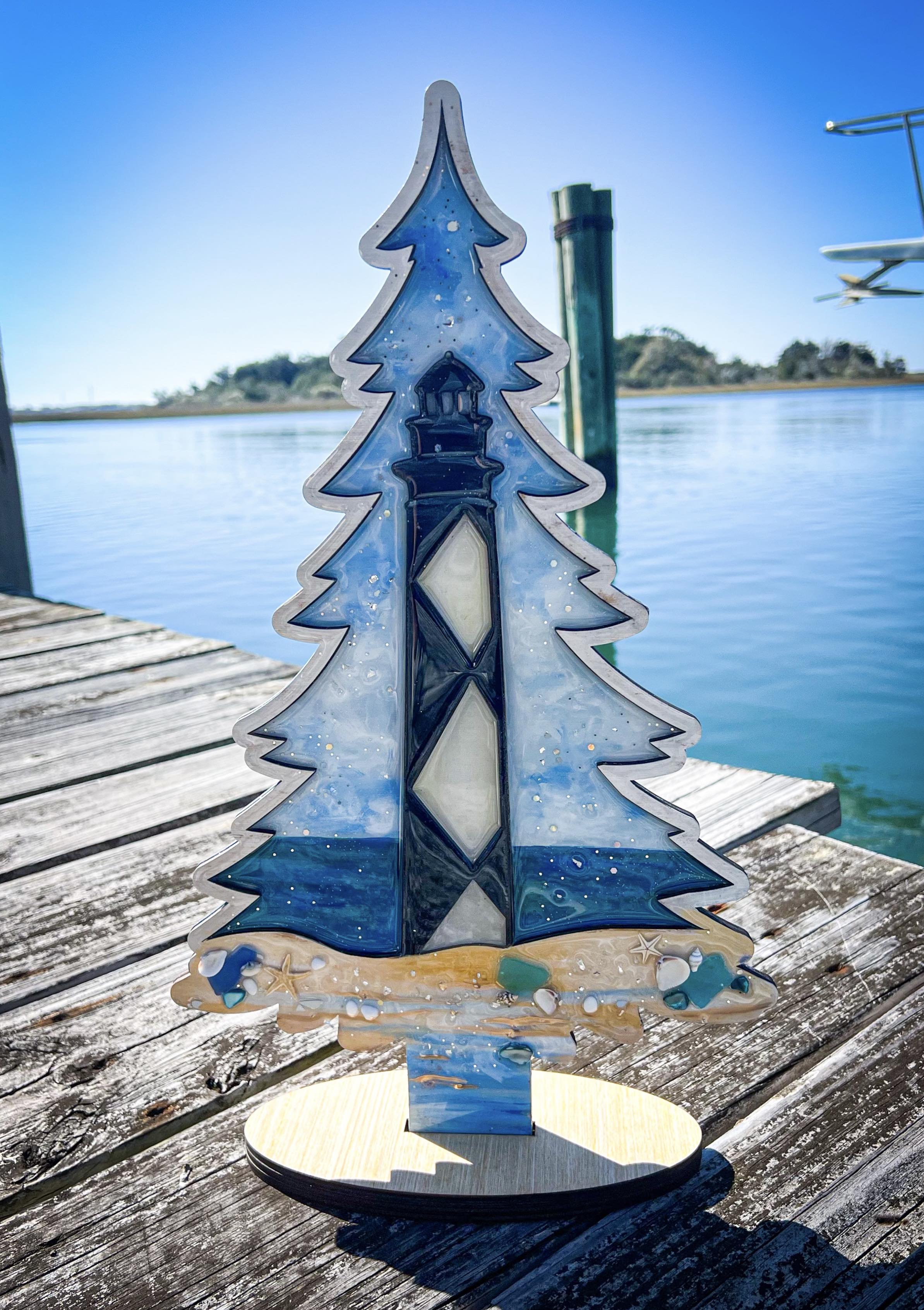 Resin Cape Lookout Christmas Tree Workshop