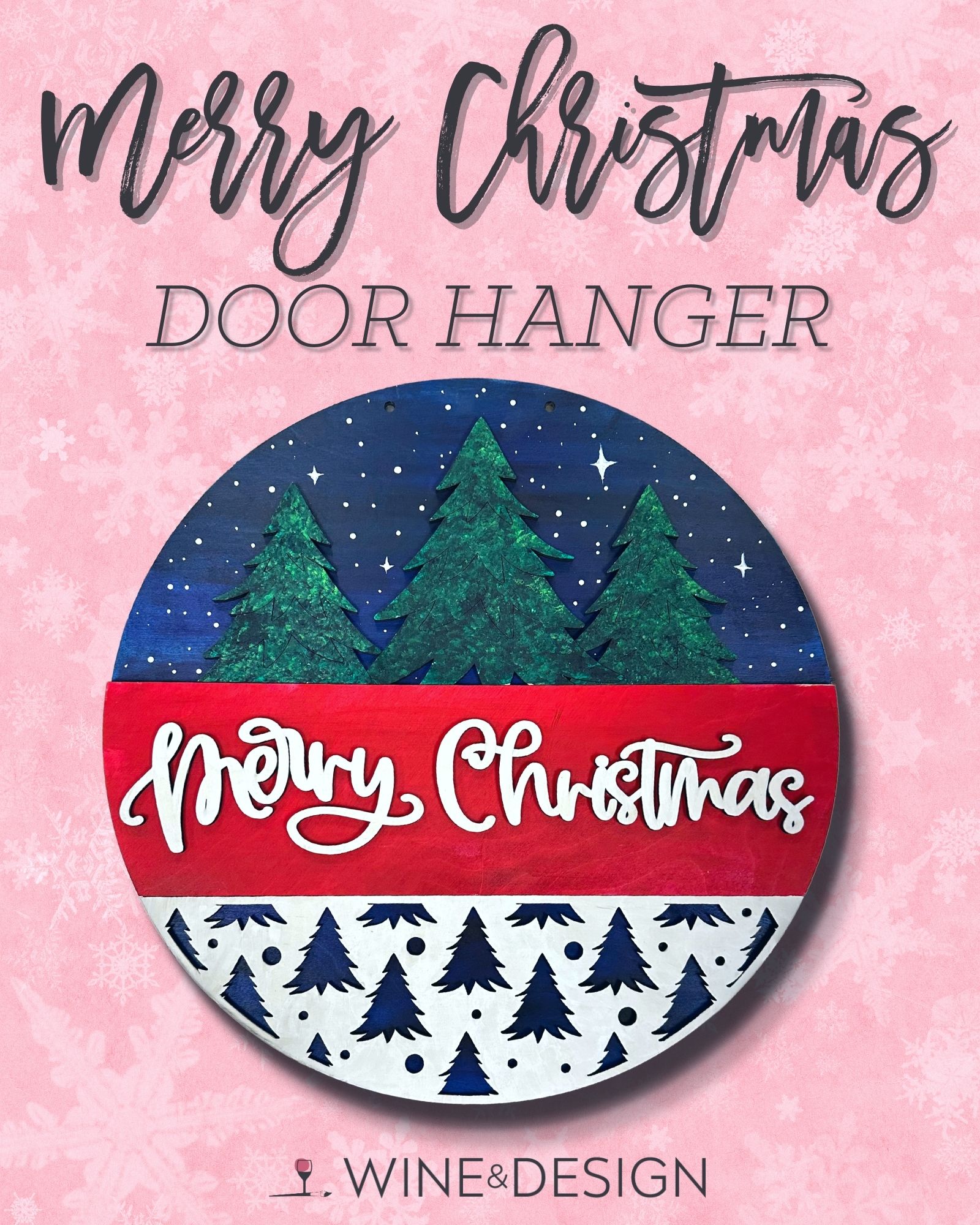 Merry Christmas Door Hanger