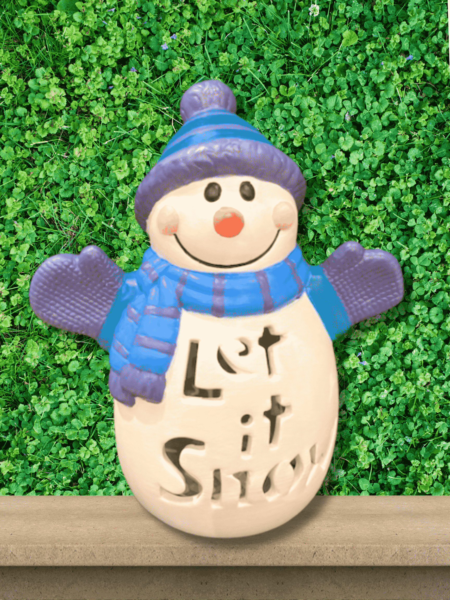 Let It Snow Light Up Snowman