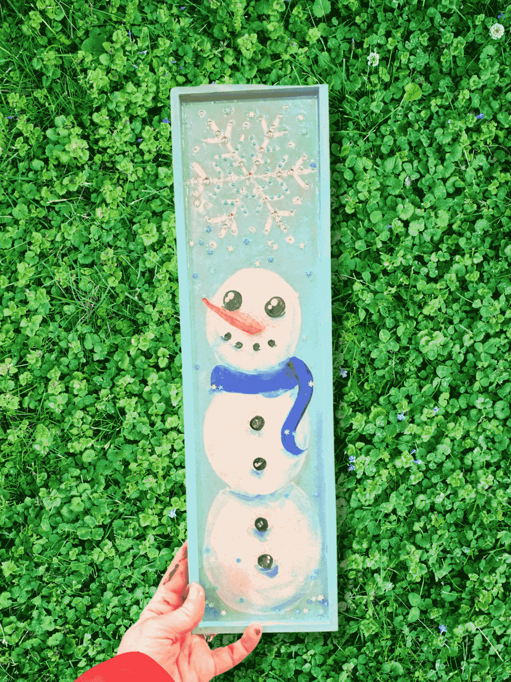 Winter Resin Snowman