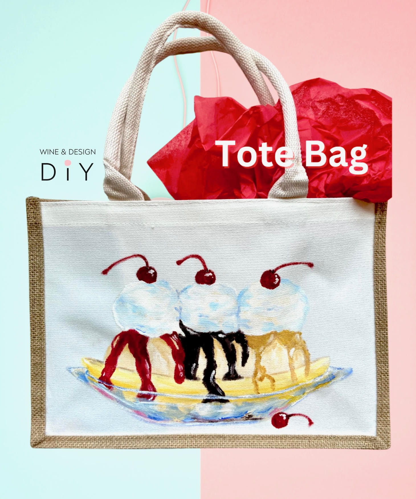 Treat yourself Tote bag 