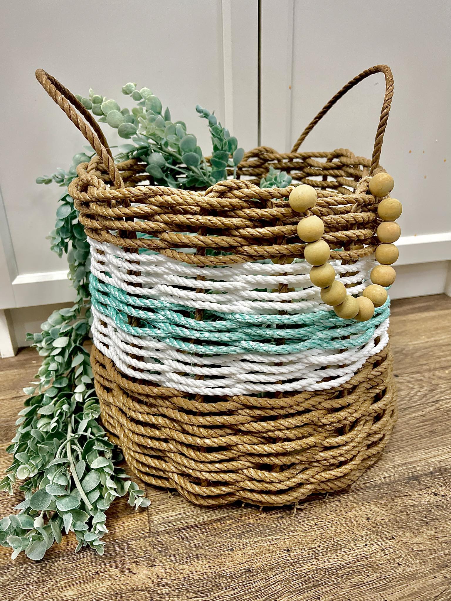 Nautical Rope Basket Weaving