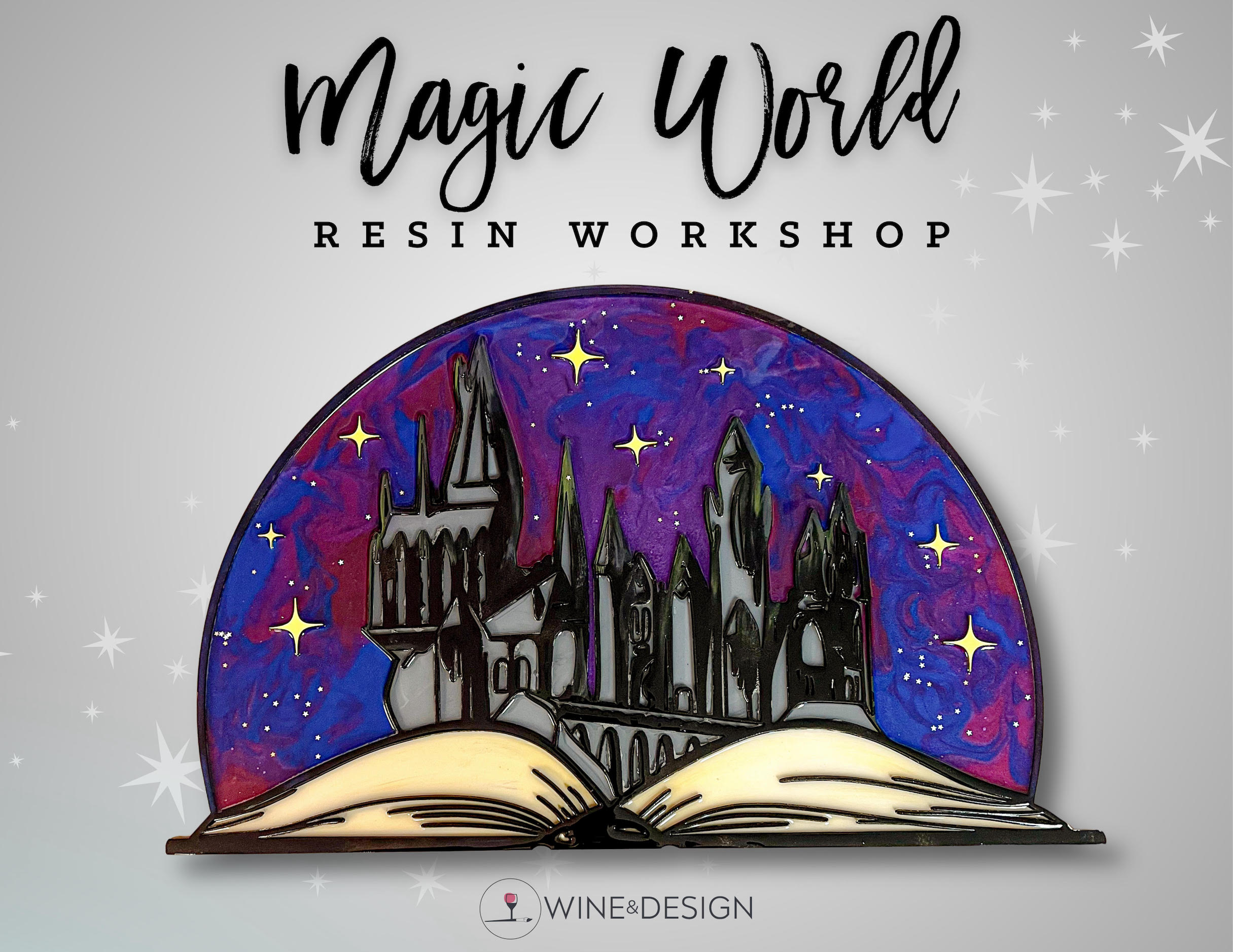Harry Potter's Birthday! Magic World Resin Workshop | 6:30-8:30pm *Ages 18+ up!