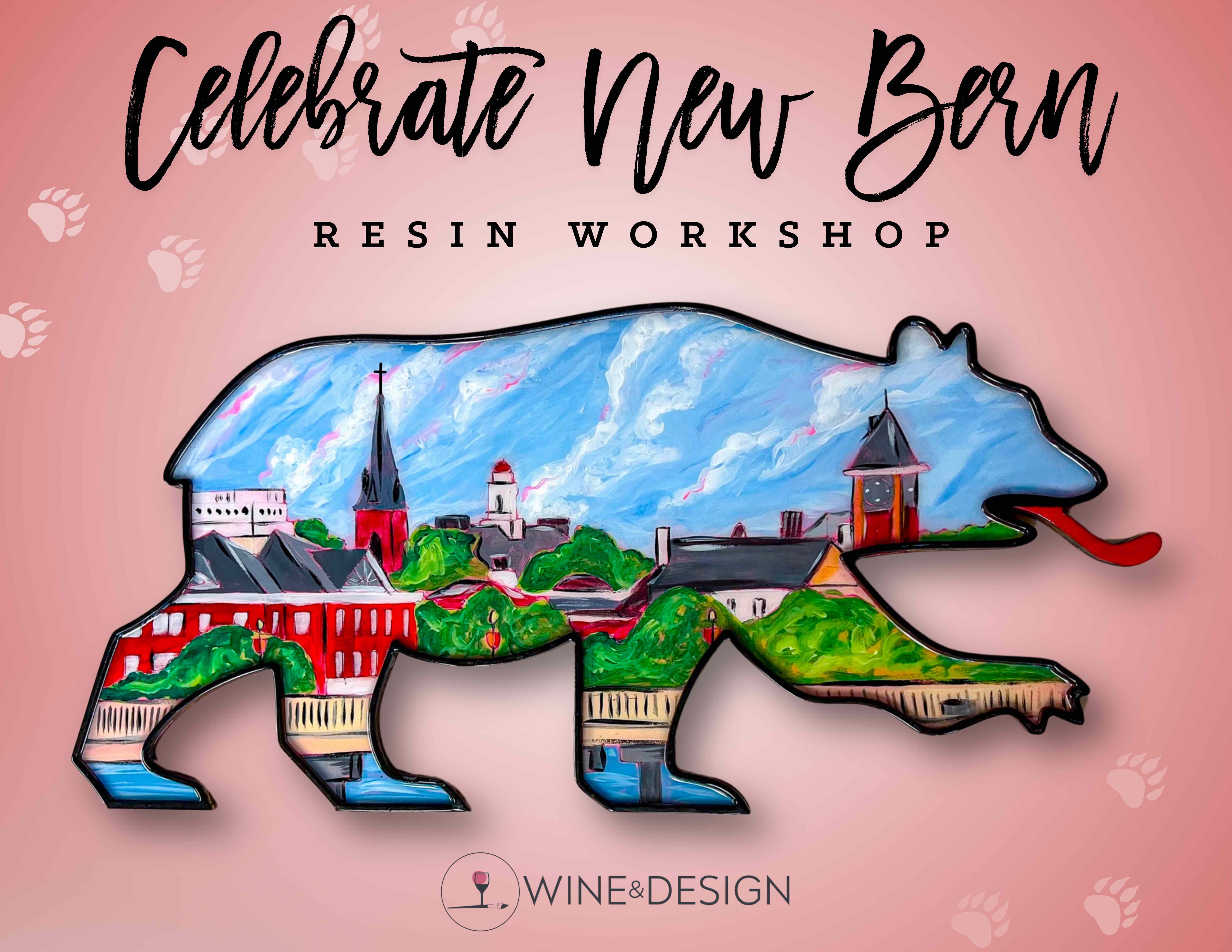 Celebrate New Bern Resin Workshop (3 Hour Event)