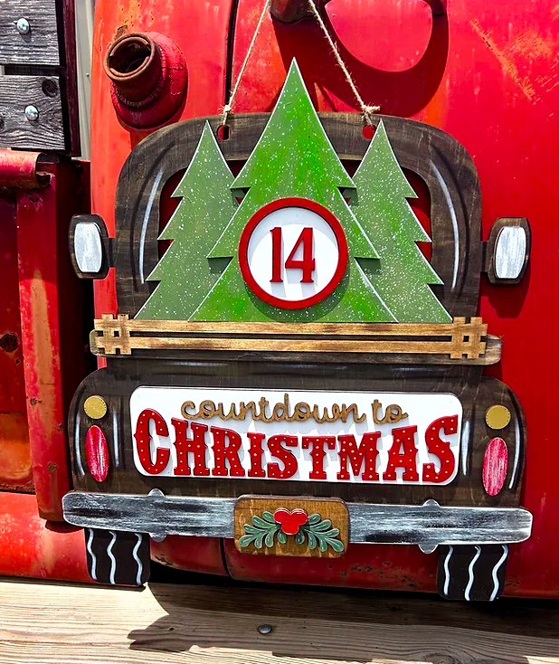 NEW! Countdown to Christmas Door Hanger