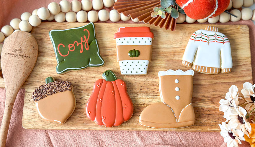 SOLD OUT!! Cozy Fall Themed Cookie Decorating Workshop 