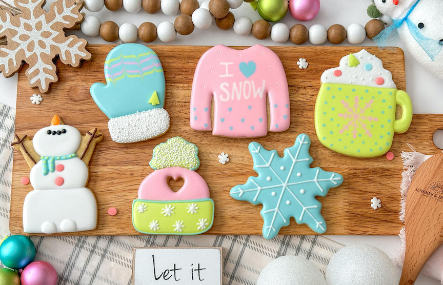 TEXT 540.809.0899 TO JOIN THE WAITLIST | Snow Fun Themed Cookie Decorating Workshop 