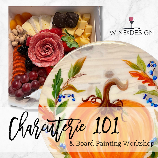 1 Seat Left! Charcuterie 101 & Pumpkin Serving Board Workshop