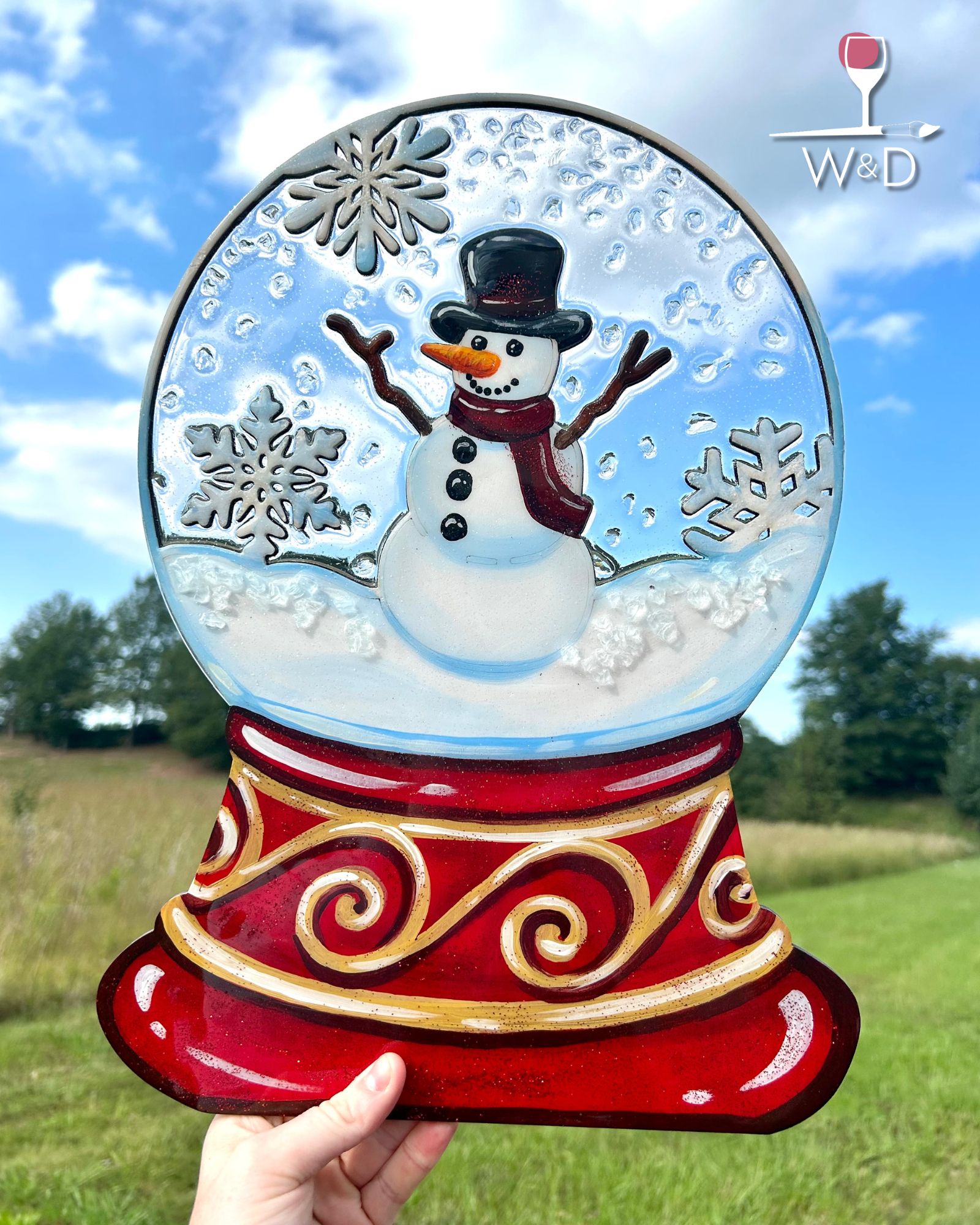 Resin Snow Globe - Snowman