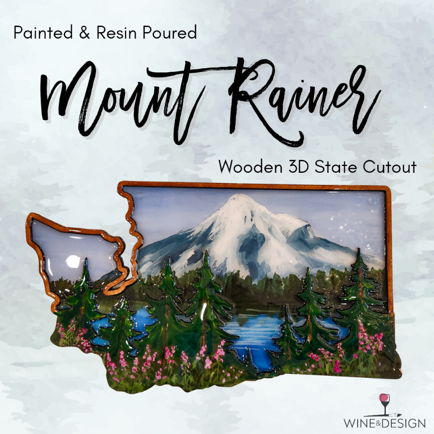 Mount Rainier Paint + Resin Workshop 