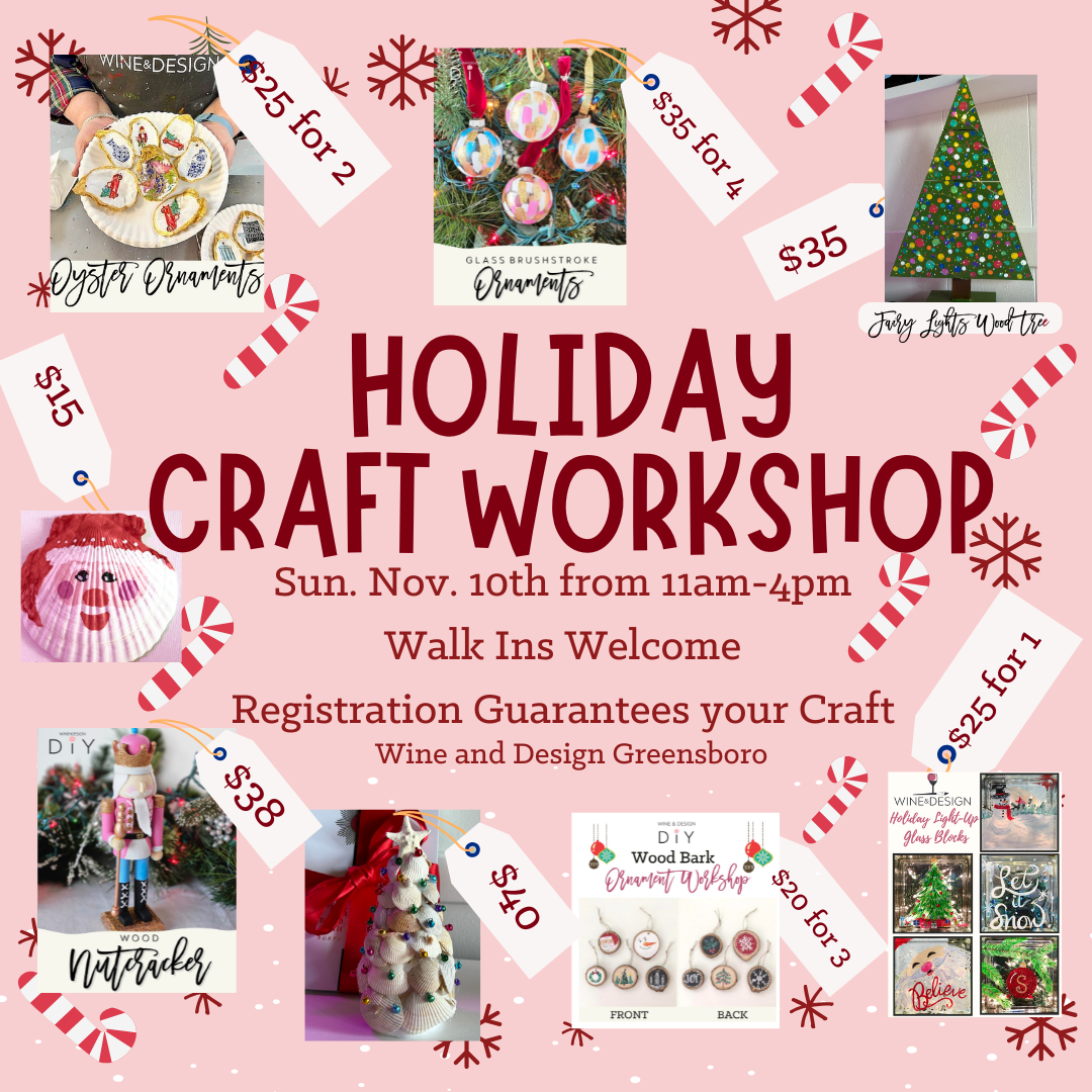 Holiday Crafting Workshop Day *Walk Ins Welcome!