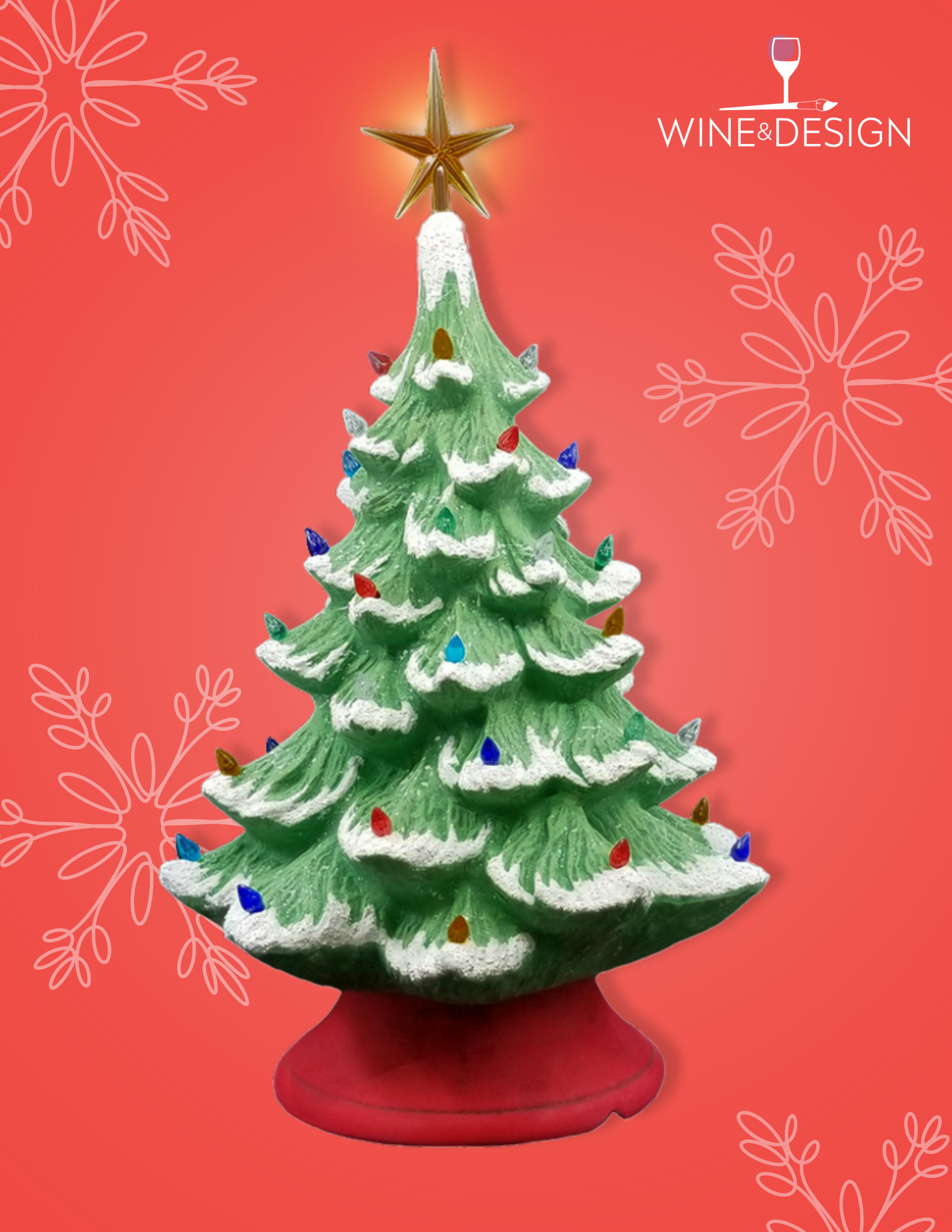 SOLD OUT! 12" Traditional Ceramic Christmas Tree