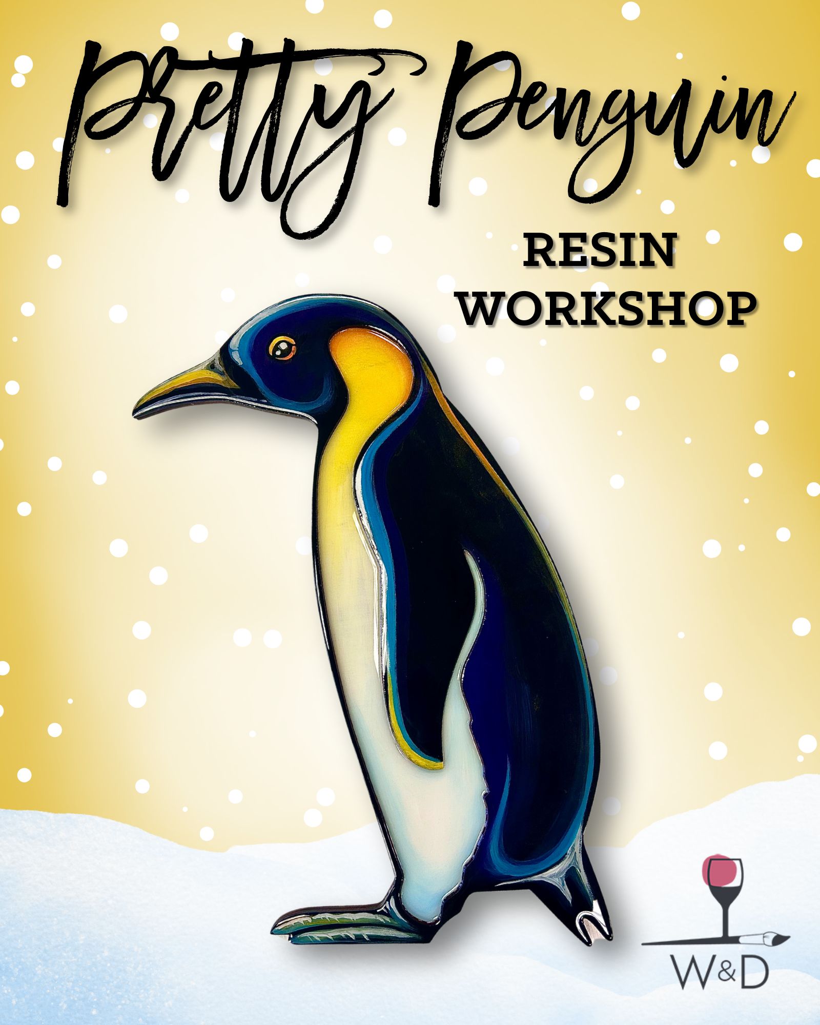 Pretty Penguin Resin Workshop 