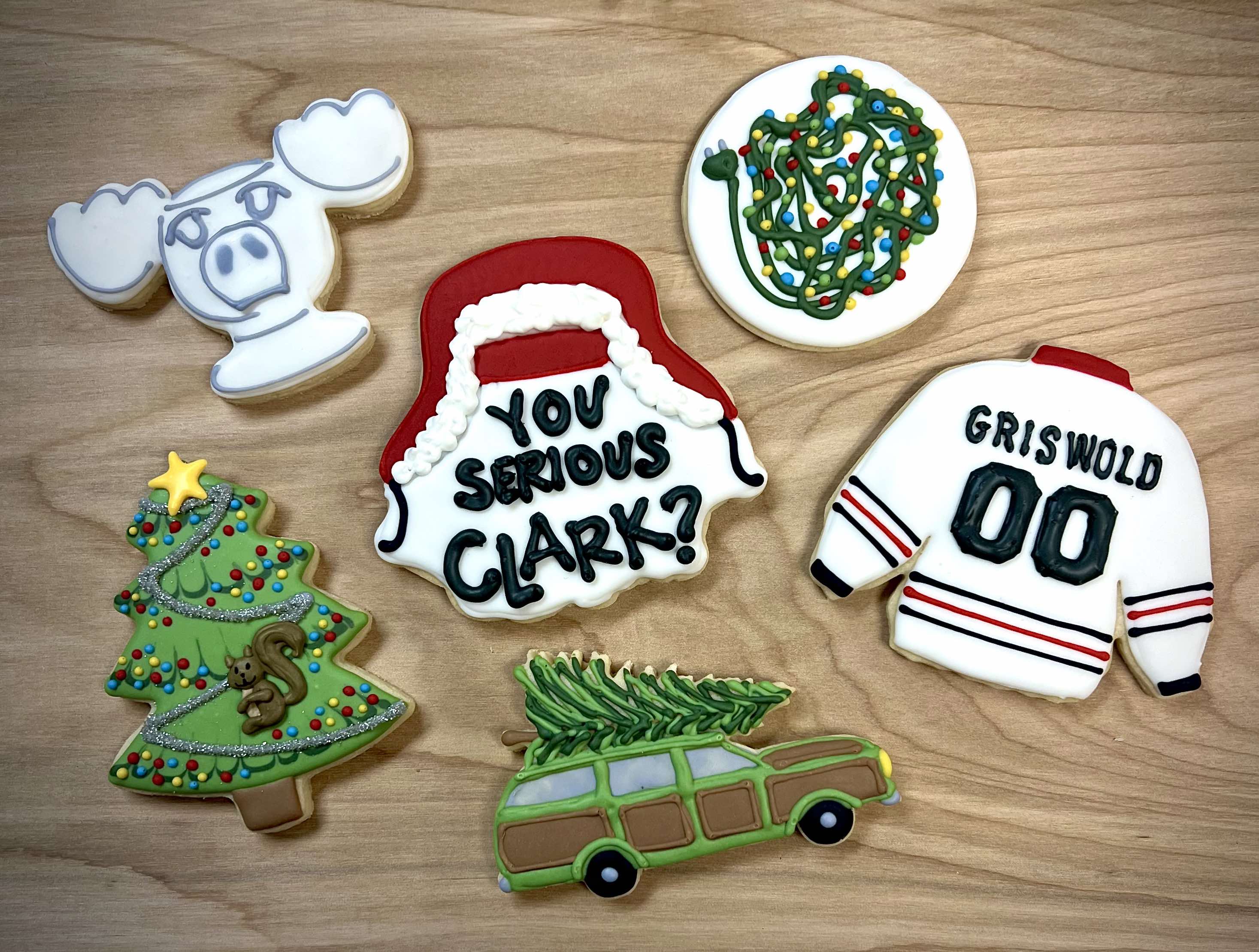 Christmas Vacation Inspired Cookie Decorating with Sugar & Salt, A Coastal Bakery