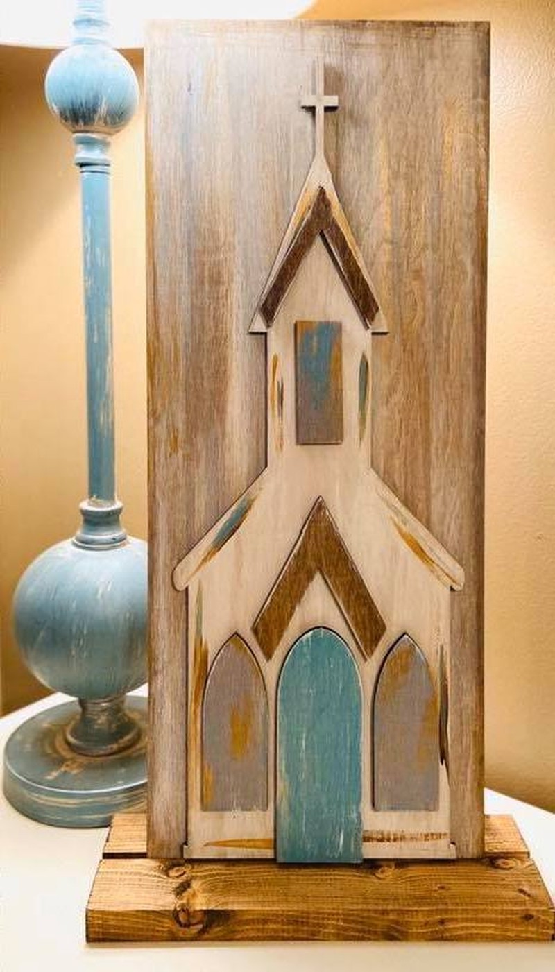 SPECIAL PRICE Freestanding Wooden Church