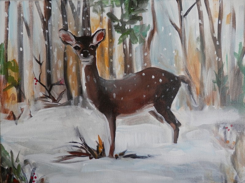 Deer in Winter