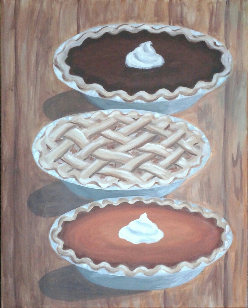 holiday pies. it's a great way to spend the evening before thanksgiving.  Avoid the highways and come chillax. :-)