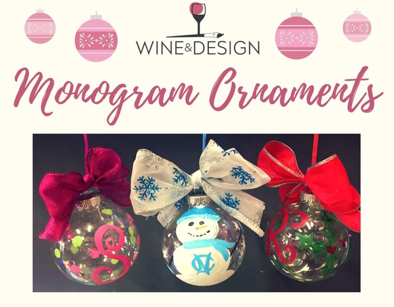 Wine & Design at South House JC | DIY Ornament Painting Workshop (3 Ornament Set)