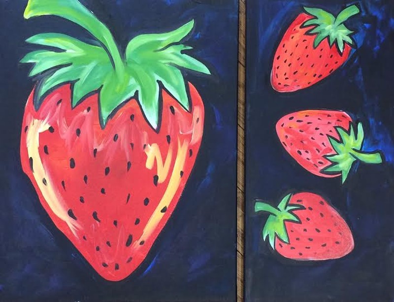 All Ages Painting Class - Strawberry Family - Free Onsite Parking