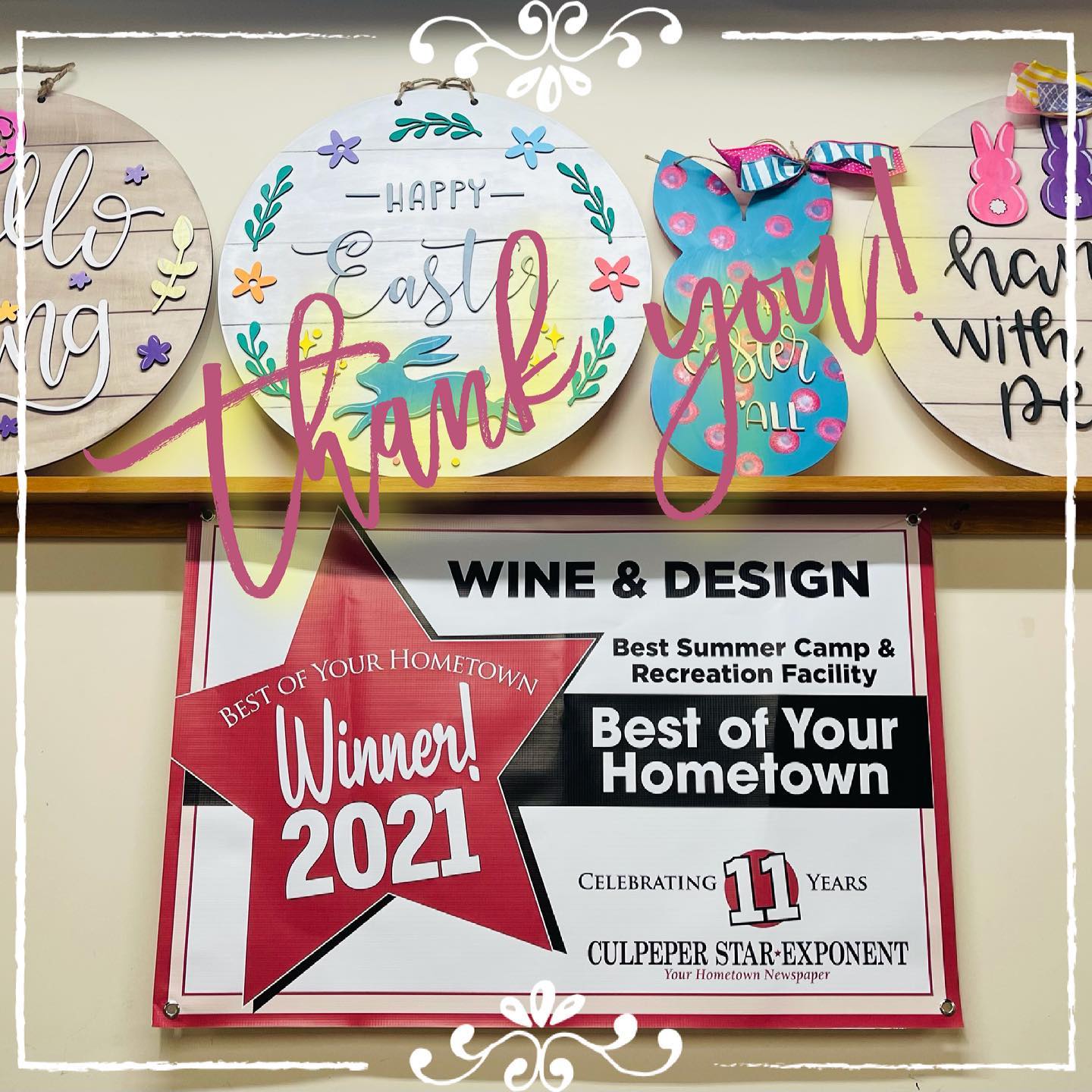 VOTED 2021 Best Summer Camp!Culpeper, VA Wine & Design